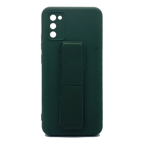 Чехол силикон new stand case Samsung a02s, болотный