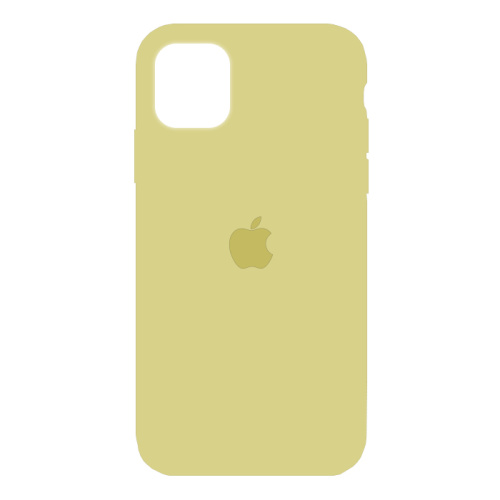 чехол-силикон silicone case NEW для iphone 11 zxc60 желтый  