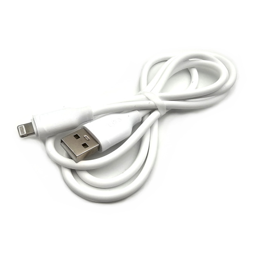 Кабель usb gerlax d21l lightning 1m белый (без упаковки) 