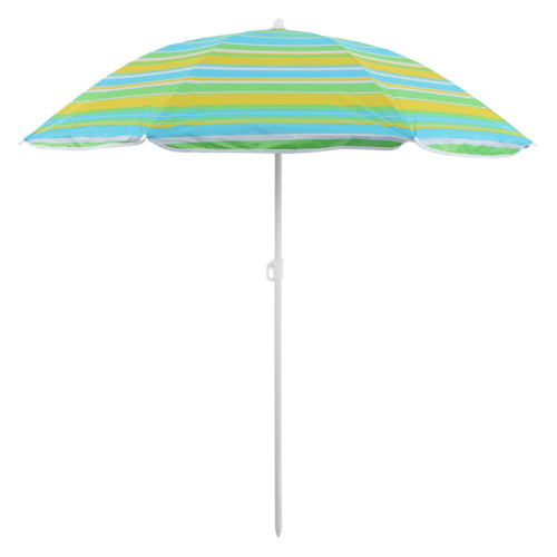 Зонт пляжный модерн с серебряным покрытием d=160 cм, h=170 см, цвета микс 119122