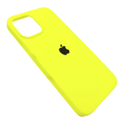 Чехол-силикон silicone case аналог для iphone 12 pro max (6.7) желтый