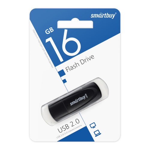 16gb usb smartbuy scout черная