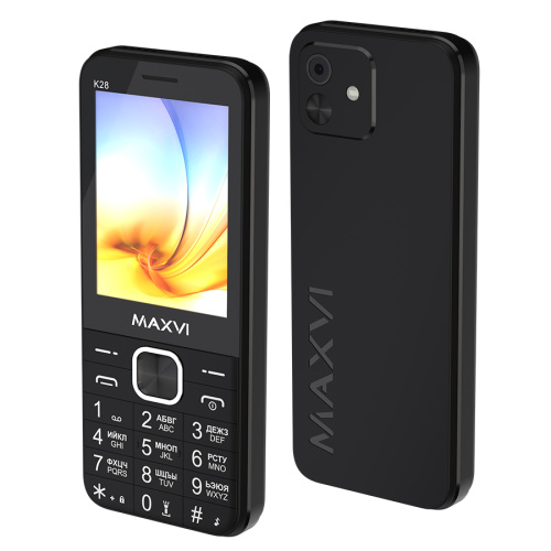 Тел.maxvi k28 black (eac)