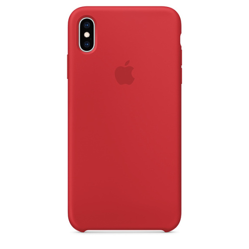 Чехол-силикон silicone case iphone xsmax (6.5) красный