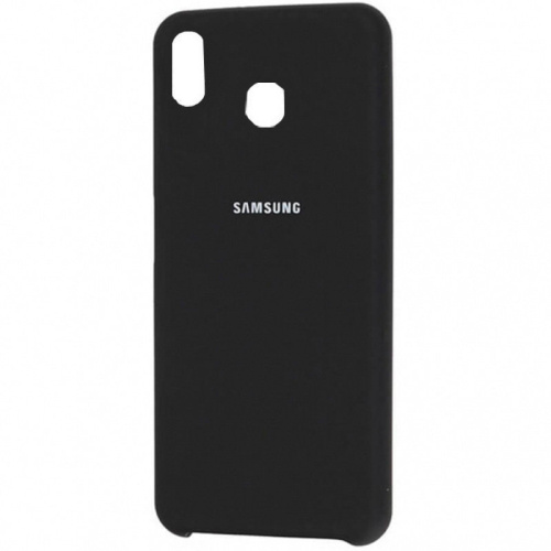 Чехол силикон silicone cover аналог Samsung a01 (2019) черный