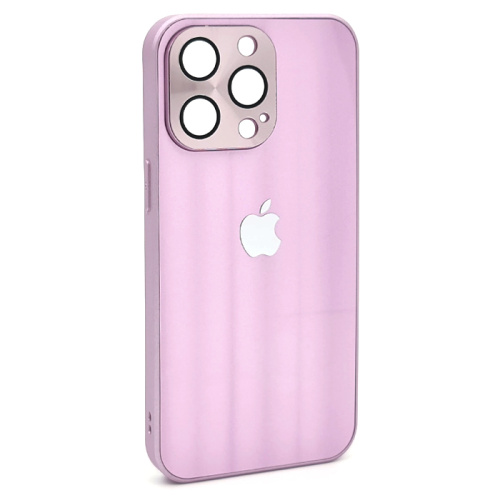 Чехол-крышка волна для iphone 13 pro (6.1) розовый