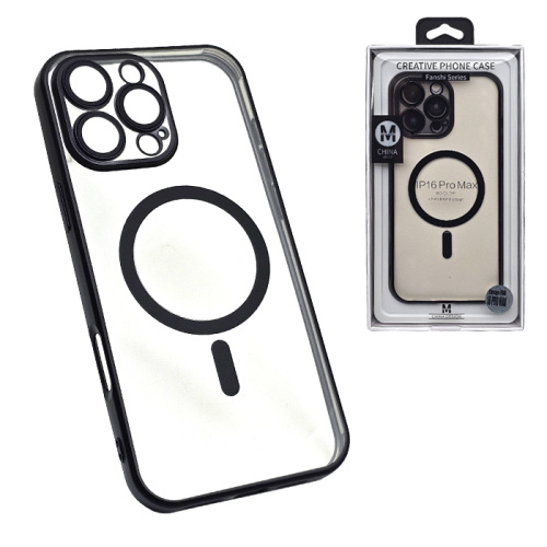 Чехол-силикон movenchy fanshi stand для iphone 16 pro черный