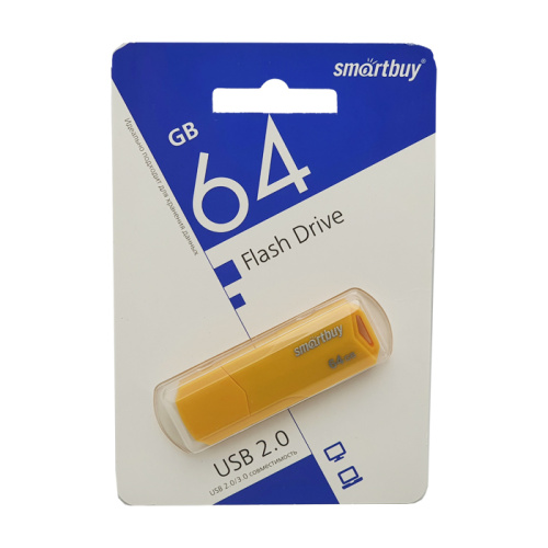 64gb usb smartbuy clue жёлтая