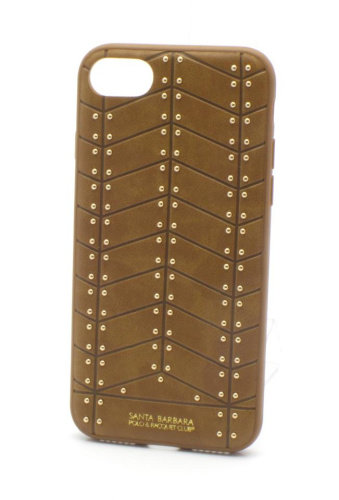 Чехол-крышка santa barbara armor iphone 7/8 коричневая