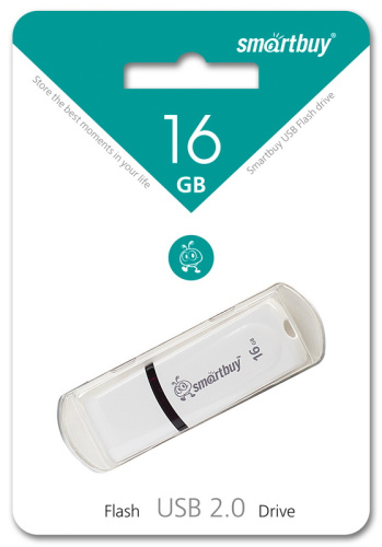 16gb usb smartbuy paean белая