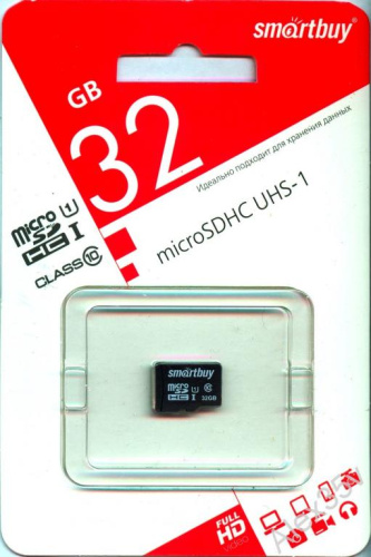 Micro sd 32gb smartbuy class 10 без адаптера