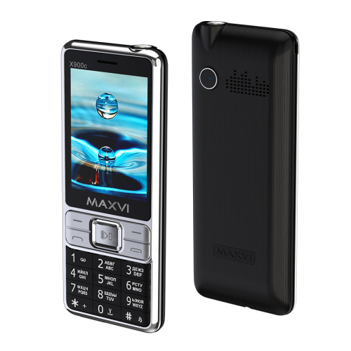 Тел.maxvi x900c black (eac)