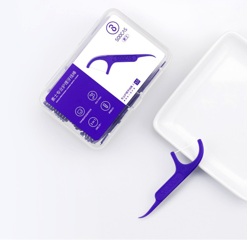 Зубная нить xiaomi soocas floss pick d1 blue (50 шт.) (4525)