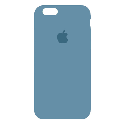 чехол-силикон silicone case NEW для iphone 6/6S zxc24  голубой  