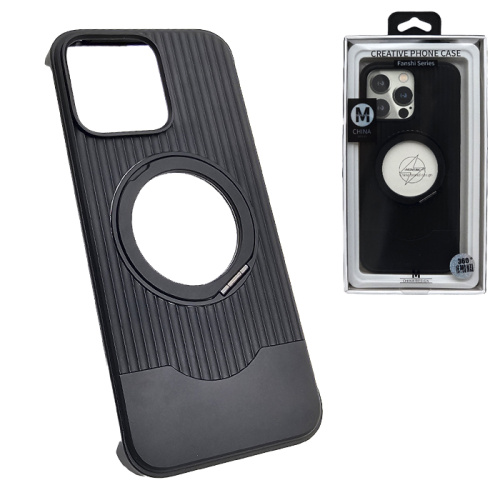 Чехол-крышка movenchy металлический для iphone 16 pro max black