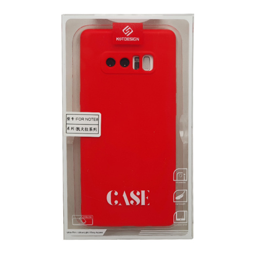 Чехол силикон kstdesign матовый Samsung note 8 красный