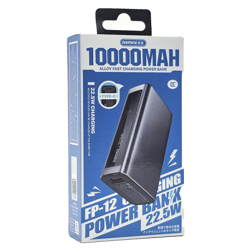 Пзу remax fp-12 10000mah черный