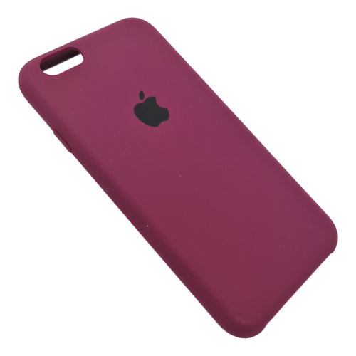 Чехол-силикон silicone case аналог для iphone 6g ежевичный