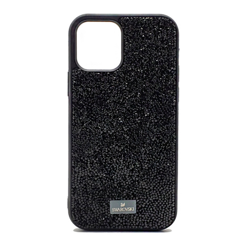 Чехол крышка swarovski камни для iphone 12 pro (6.1) черный