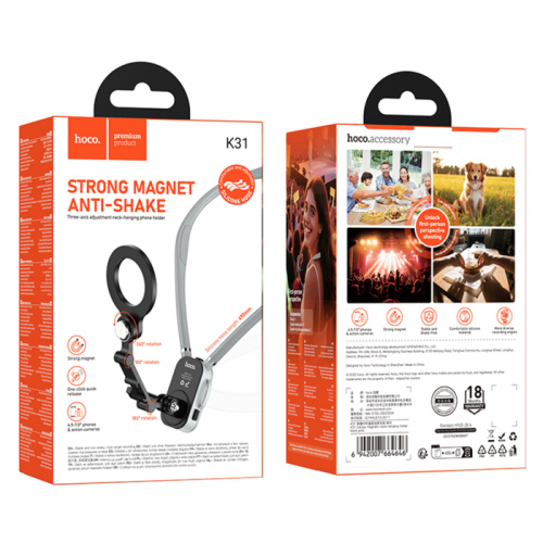 Держатель на шею hoco k31 черный