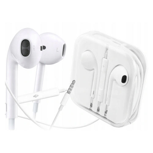 H/f (3.5mm) earpods для iphone 5 в коробочке () белые