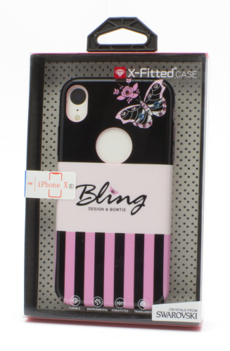 Чехол-крышка x-fitted bling phone xr (6.1) mix