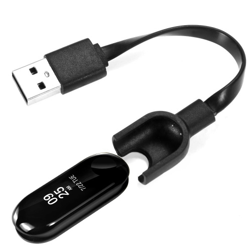 Зарядка для фитнес-браслета xiaomi mi band 3 черный (7075)
