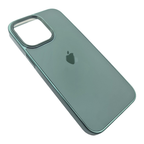 Чехол-силикон di матовый для iphone 14 pro max зеленый