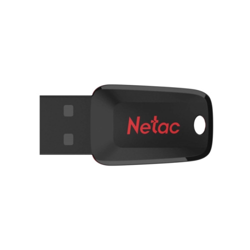 32gb usb netac u197 mini чёрный/красный