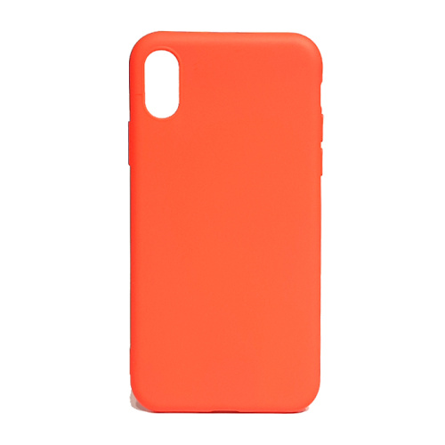 Чехол силикон soft touch для iphone xs max (6.5) красный