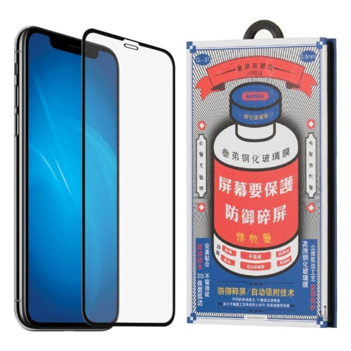 Стекло remax gl-27 3d blue для iphone x/xs/11 pro (5.8) черное