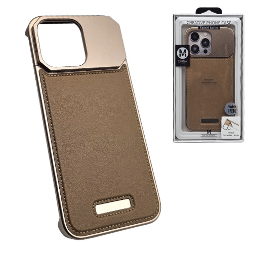 Чехол-крышка movenchy fanshi stand кожа для iphone 16 pro max desert