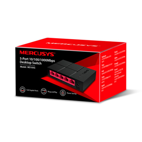 Коммутатор mercusys ms105g 5-портов