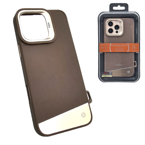 Чехол-крышка kajsa glamorous titanium vintage для iphone 16 pro desert