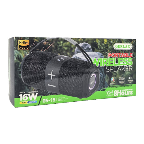 Колонка gerlax gs-15 (16w) черная