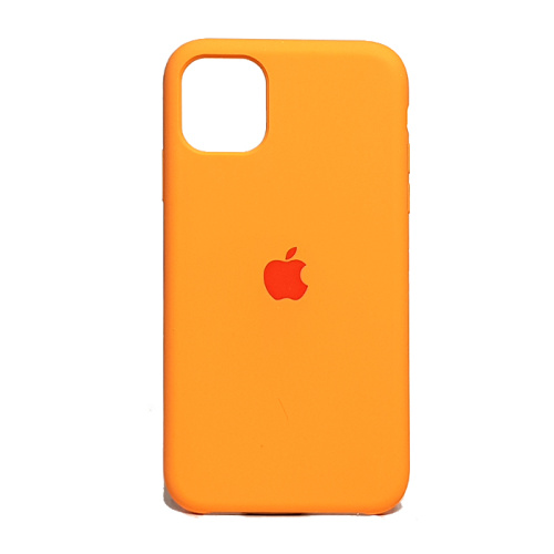 Чехол-силикон silicone case аналог для iphone 11pro max (6.5) оранжевый