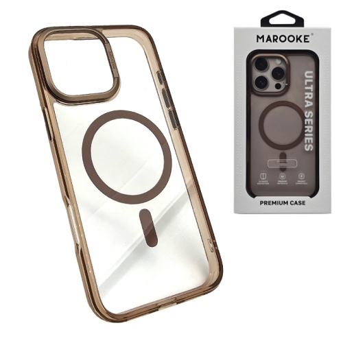 Чехол-крышка marooke ultra series magsafe для iphone 16 pro max золотой