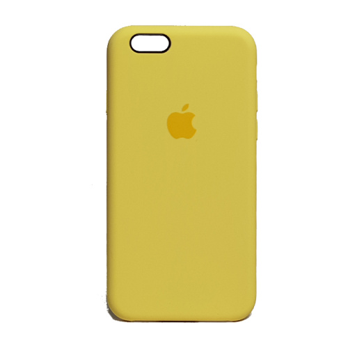 Чехол-силикон silicone case аналог для iphone 6g желтый