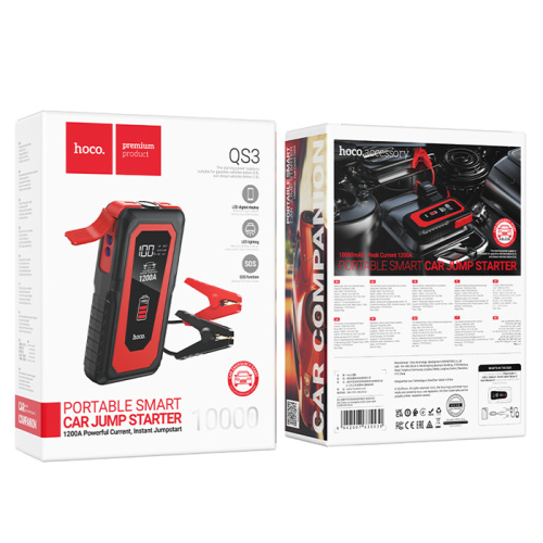 Пуско-зарядное устройство hoco qs3 10000mah черная