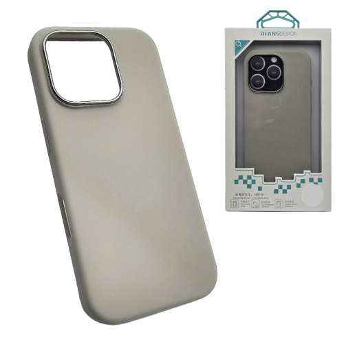 Чехол-крышка dfans design силиконовый для iphone 16 pro серый