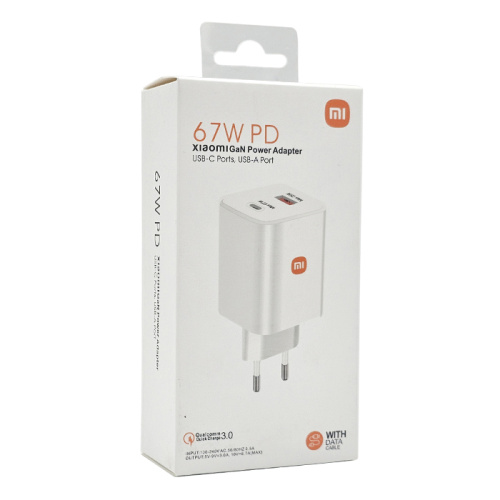 Сзу xiaomi 67w 100% usb/type-c (mdy-k50-ef) white 