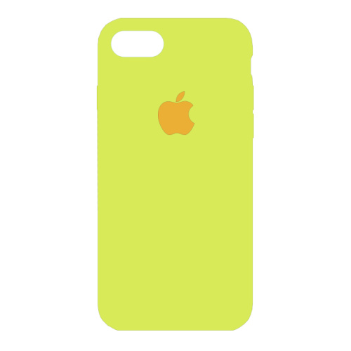 чехол-силикон silicone case NEW для iphone 7/8 zxc40 желтый  