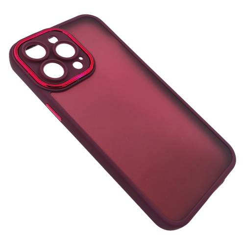 Чехол-крышка beauty для iphone 14pro max бордовый