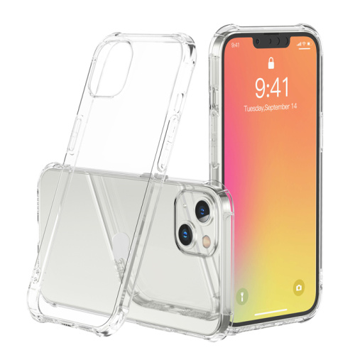 Чехол-силикон clear case противоударный для iphone 13 mini (5.4) прозрачный