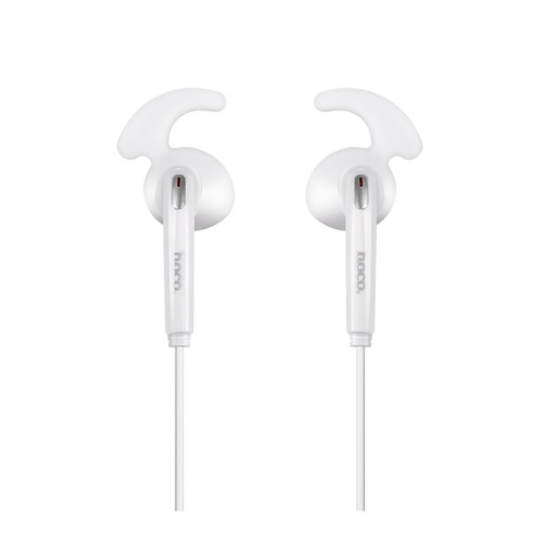 H/f (3.5mm) hoco m6 sports earpiece с микрофоном белые