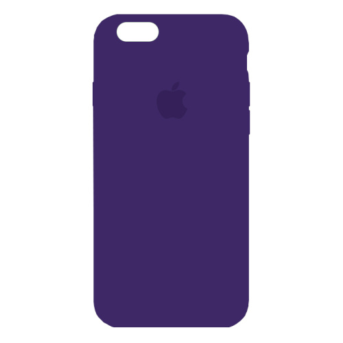 чехол-силикон silicone case NEW для iphone 6/6S zxc37 фиолетовый  