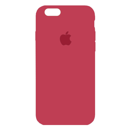 чехол-силикон silicone case NEW для iphone 6/6S zxc41 красный  