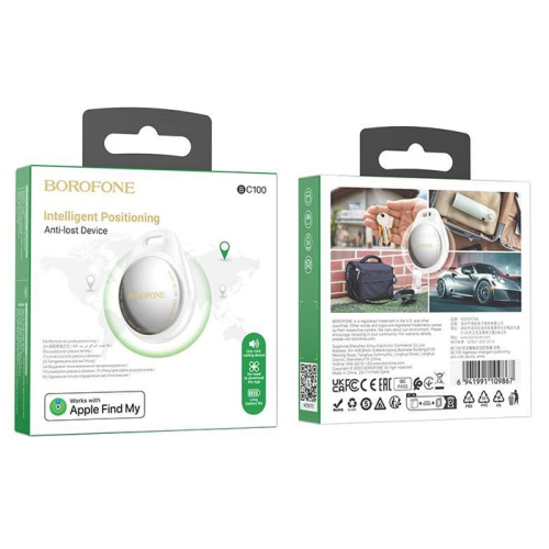 Gps-трекер borofone bc100 белый