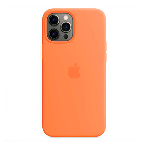 Чехол-силикон silicone case аналог для iphone 12 pro max (6.7) оранжевый