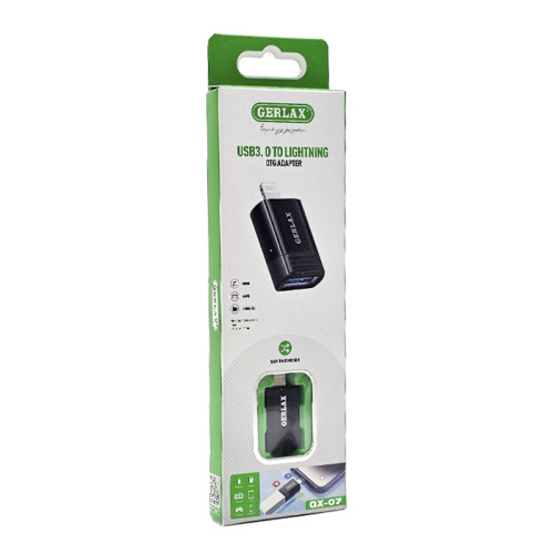 Otg gerlax gx-07 usb3.0/lightning черный